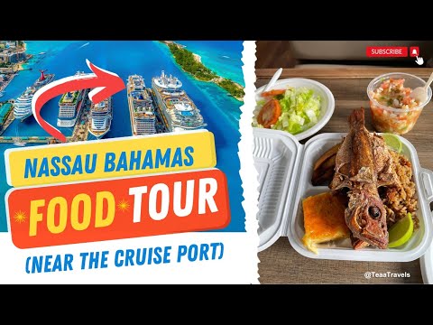 Nassau Bahamas FOOD TOUR: Conch, Fish Fry, Guava Duff