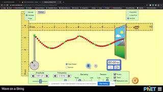 ADI PS09: Wave on a String PhET Simulation