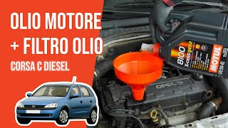 Youtube thumbnail of video "Cambio olio motore e filtro dell'olio Corsa C 1.7 DI 🛢"