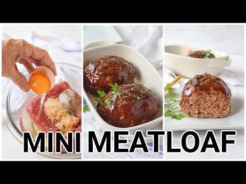 MINI MEATLOAF RECIPE  | Small Batch Meat Loaf Recipe