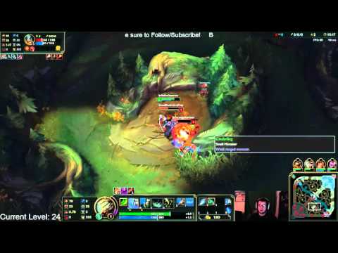 Master Yi 1v2 Flash Invade First Blood at Enemy Red | #LeagueOfLegends (Pre-Season 6)