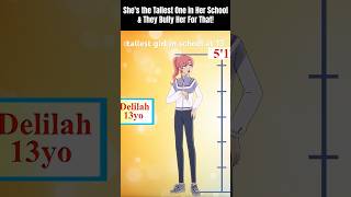 tallest girl in school at 13