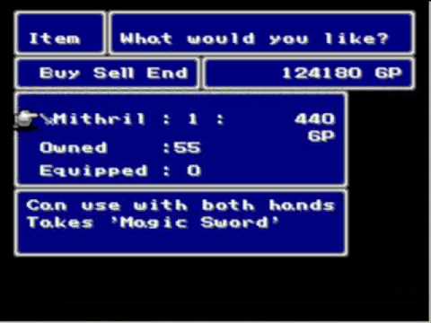 FFVPG Walkthrough Mini Episode - 255 Glitch