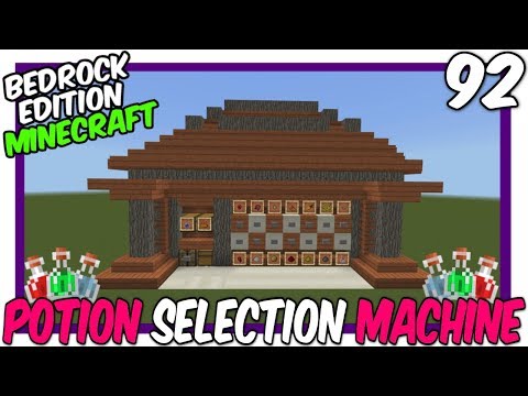 Mega Brewing Station Tutorial (Double sided)[Minecraft Bedrock Edition]