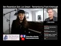 Ben Rosenblum Solo Live Stream - Remembering Frank Kimbrough