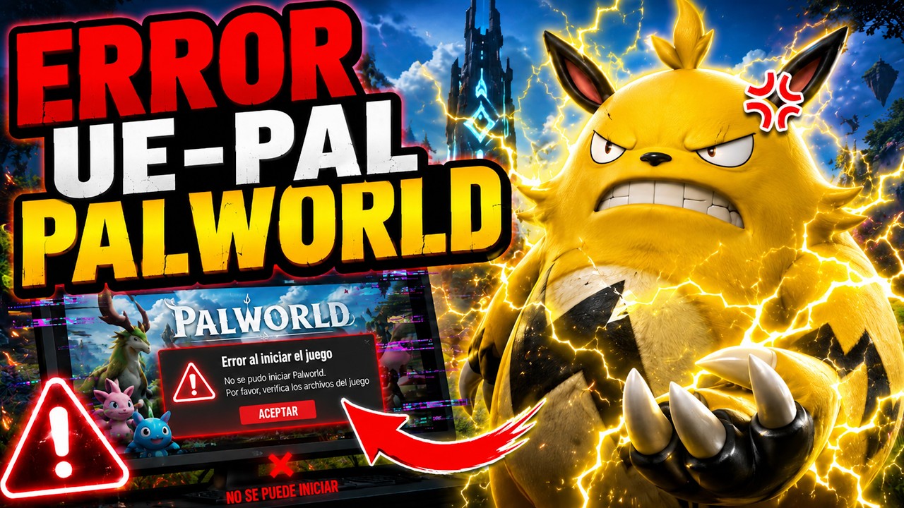Palworld  | SOLUCIÓN: Crash Reporter “A Process Has Crashed: UE-Pal” en PC