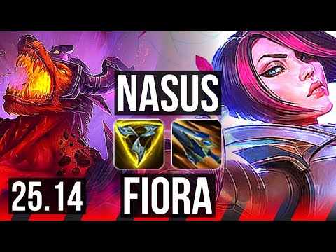 NASUS vs FIORA (TOP) | EUW Master | 25.14