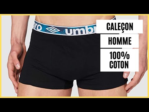 Test Caleçon Umbro 100% Coton : Mon Avis Complet