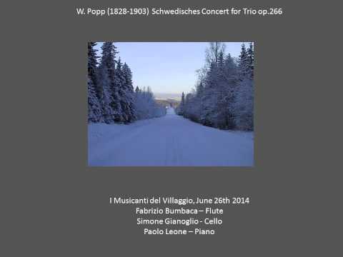 Wilhelm Popp Schwedisches Concert per Trio op.266