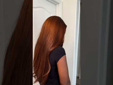 Fall Hair Color For Black Women 🍂🍁 #fallhaircolor #ginger #diyhaircolor #weargowig #watercolor