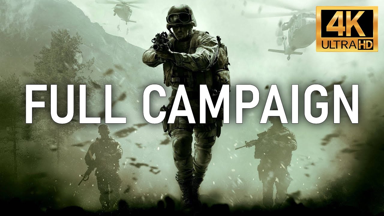 Call of Duty 4: Modern Warfare - Full Game Campaign Walkthrough Gameplay (No Commentary)