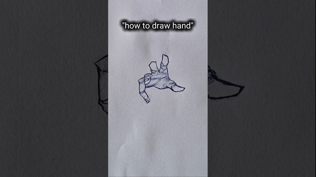 how to draw hands  simple tutorial ||🙌🔥#handtutorial#anime#drawing#itachidkage