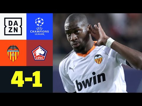 Kondogbia-Hammer macht Comeback perfekt: Valencia - Lille 4:1 | UEFA Champions League | DAZN