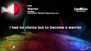 Amber - Warrior (Malta) Eurovision Song Contest 2015
