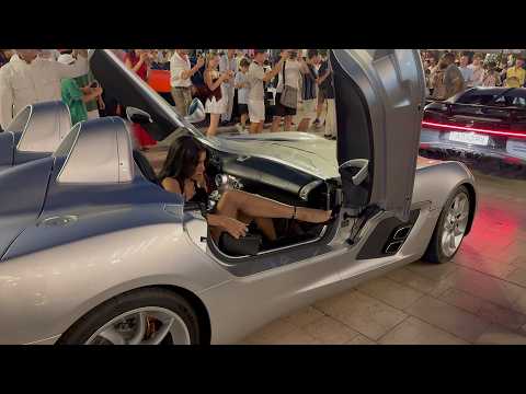 WILD BILLIONAIRE LIFESTYLE WITH SUPERCARS & LADIES OF MONACO #monaco #supercars #viral #trending