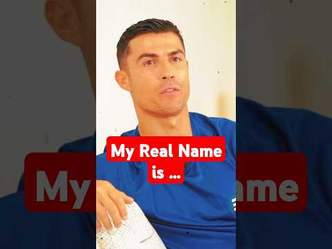 The Real Name Of Ronaldo 😲 #ronaldo #football #shorts