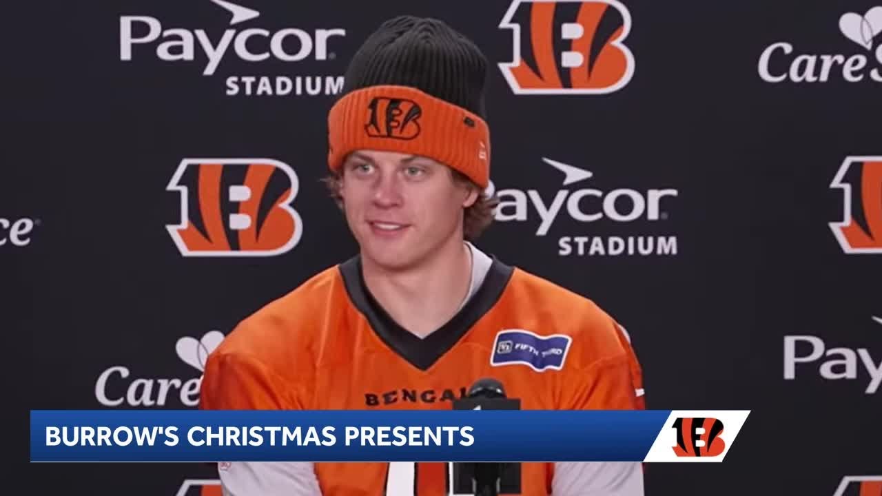 Prehistoric presents? Joe Burrow gives unusual Christmas gifts to Bengals' offensive line
