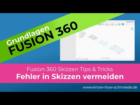 Fusion 360 - Avoiding Sketch Errors - Tips & Tricks to Avoid Sketch Errors