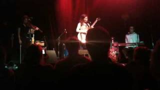 Mirah sort of playing Telephone Wires live