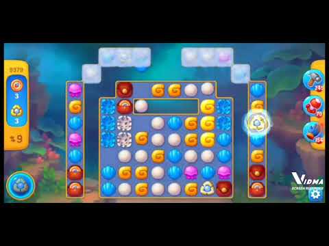 Fishdom. 9379 level no boosters and diamonds. 17 moves