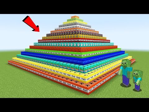 UZAY TNT PİRAMİTİNİ PATLATMAK 😱 - Minecraft
