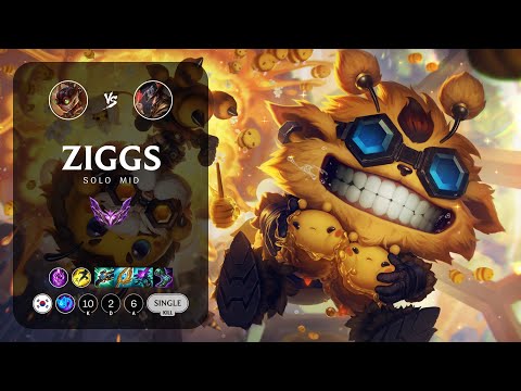 Ziggs Mid vs Twisted Fate - KR Master Patch 14.2