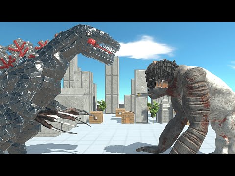 Godzilla VS Handsome Kong | Animal Revolt Battle Simulator