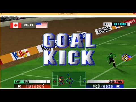 ISS 2000 Concacaf Gold Cup U.S.A vs Canada