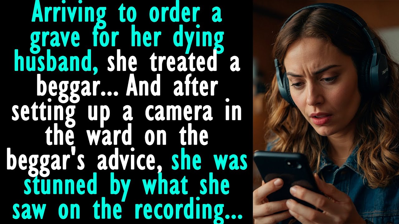 Arriving to order a grave for her husband, the woman treated a beggar. And after setting up a camera