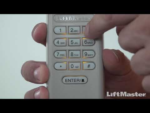 How to program the Model 877LM Wireless Keyless Entry using the Smart Control Panel