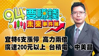 宜特6支漲停 高力兩倍 廣達200元以上