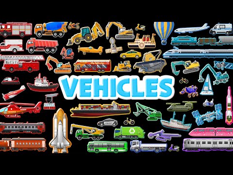 Vehicles Compilation - Collection of 🚀Spacecraft, Construction, 🚒Emergency, 🚲Street Vehicles & More!