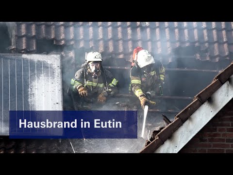 Major fire in Eutin: Single-family house destroyed