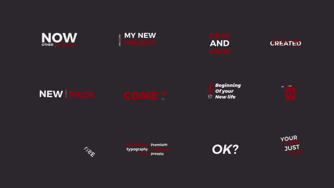 Kinetic Typography V.2 | Davinci Resolve Template