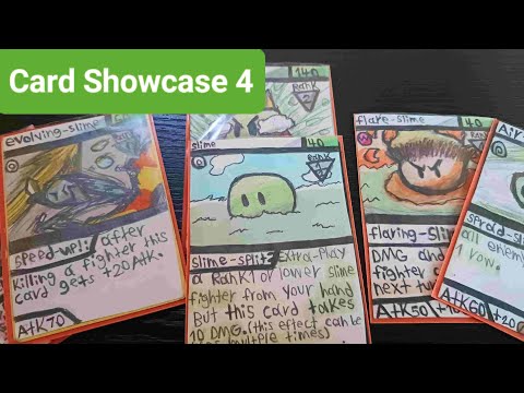 Card Showcase 4: A Slime of a time (Charge-Cardz tcg)