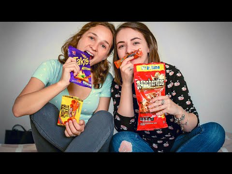 EXTRANJEROS probando DULCES MEXICANOS