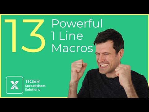 Excel VBA Position Control Mastery In 13 One-Line Macros
