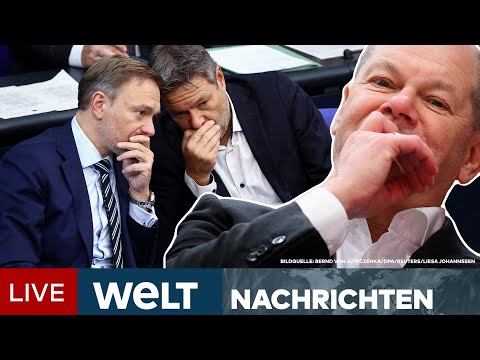 KRISE IM KANZLERAMT: Ampel-Streit - Kompromisslose Verhandlungen um Haushalt 2024 | WELT Livestream