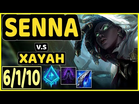 LODIK (SENNA) vs XAYAH - 6/1/10 KDA BOTTOM ADC GAMEPLAY - EUW Ranked DIAMOND