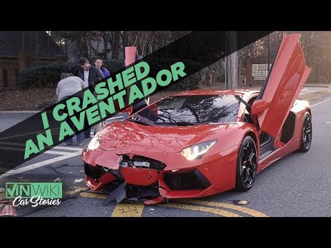I crashed an Aventador