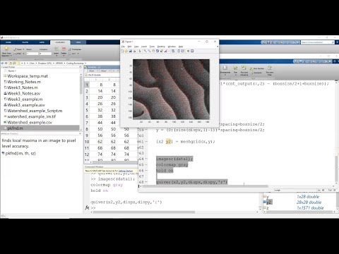 Coding Workshop: Particle Image Velocimetry Part 1
