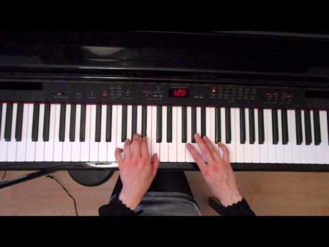 Online Piano Scales: F Minor Harmonic Contrary Motion