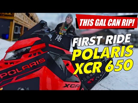 FIRST RIDE POLARIS INDY XCR 650 Review - Interview with Aggressive Trail Rider McKenna W