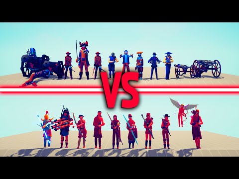 GUN TEAM vs ARCHER TEAM - Totally Accurate Battle Simulator | TABS