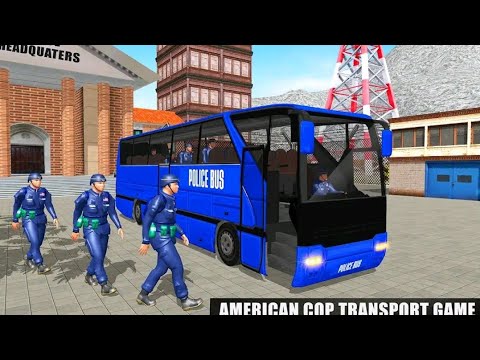 US Police Bus Mountain Driving Simulator - Unlocked New Police Bus - Android Gameplay
