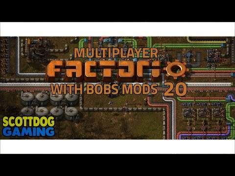 Modded Factorio - Bobs Mods - Multiplayer Part 20 - Feat Player2SMG & JKU390 - LiveStream Footage