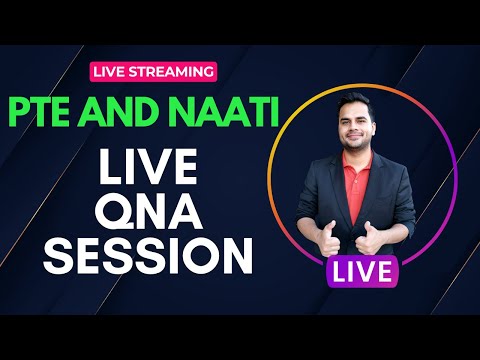 PTE and NAATI Live QnA Session with Manmohit | M and MM PTE / NAATI