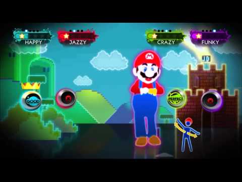Mario coming on Just Dance 3 Wii footage - IT