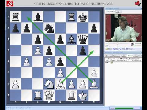 Biel 2013 Round 6 Play of the Day - Ding Liren vs. Alexander Moiseenko