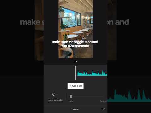 How to edit your video to a beat in Capcut!